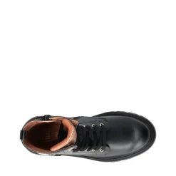 Anfibi 1A Classe Alviero Martini Neri con Inserto Geo Beige e Targhetta Logata 2022