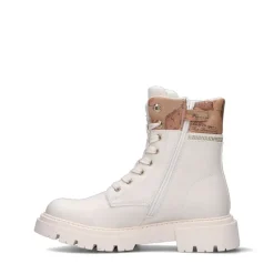 Anfibi 1A Classe Alviero Martini Bianco Sporco con Dettaglio Geo Beige 2024