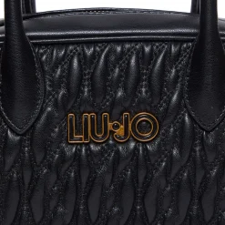 Bauletto a Mano LIU JO Better con Lavorazione Trapuntata a Treccia Nera