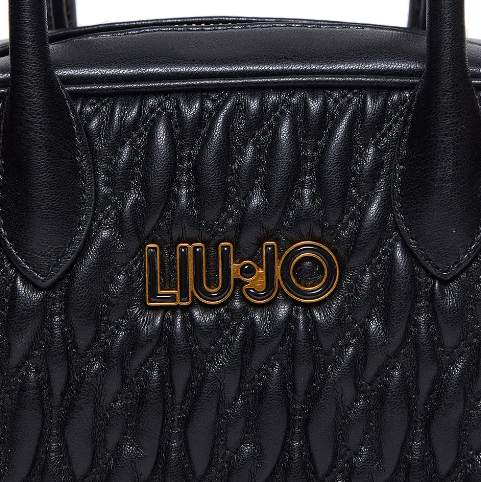 Bauletto a Mano LIU JO Better con Lavorazione Trapuntata a Treccia Nera