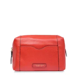Beauty Case THE BRIDGE linea Gemma Travel in Pelle Arancio Bruciato
