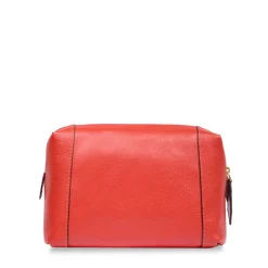 Beauty Case THE BRIDGE linea Gemma Travel in Pelle Arancio Bruciato
