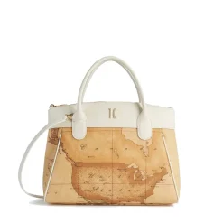 Borsa a Mano 1A Classe Alviero Martini linea Heritage Geo colore Geo Classic e Avorio LC14