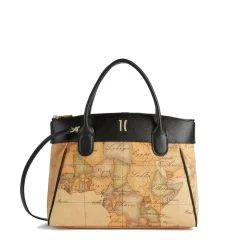 Borsa a Mano 1A Classe Alviero Martini linea Heritage Geo colore Geo Classic e Nero LC14