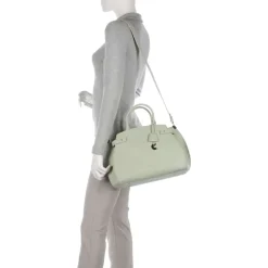 Borsa a Mano COCCINELLE Linea Klichè in Pelle Celadon Green