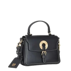 Borsa a Mano con Tracolla LOVE MOSCHINO linea Logo Eyelet Nera