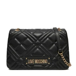 Borsa a Spalla e a Tracolla LOVE MOSCHINO linea Quilted Trapuntata Nera