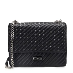 Borsa a Spalla e Tracolla CULT linea Bessie Nera con Borchie