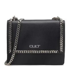 Borsa a Spalla e Tracolla CULT linea Kim Nera con Catena