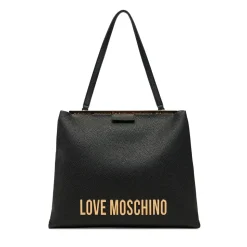 Borsa a Spalla LOVE MOSCHINO linea Lettering Logo Nero