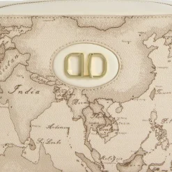 Borsa a Tracolla 1A Classe Alviero Martini linea Sand Safari Geo Rafia LC26