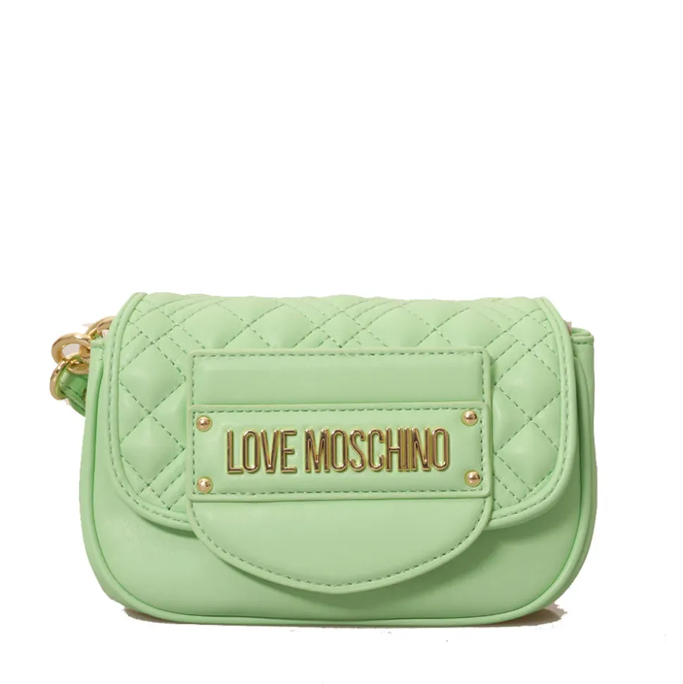 Borsa a Tracolla LOVE MOSCHINO linea Quilted Tab color Menta