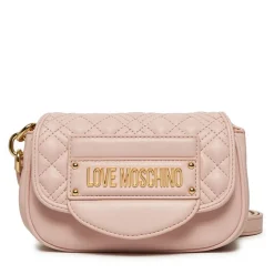 Borsa a Tracolla LOVE MOSCHINO linea Quilted Tab Cipria