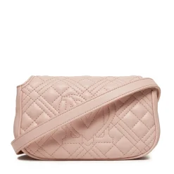 Borsa a Tracolla LOVE MOSCHINO linea Quilted Tab Cipria