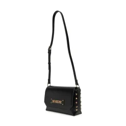 Borsa a Tracolla LOVE MOSCHINO Nera con Borchie