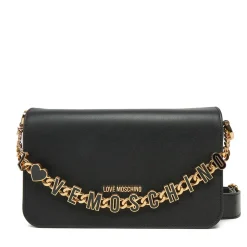 Borsa a Tracolla LOVE MOSCHINO linea Dangling in Pelle Nera