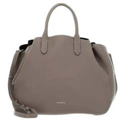 Borsa Donna a Mano COCCINELLE linea Soft Wear in Pelle Warm Taupe - Coffee
