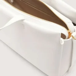 Borsa Donna a Mano COCCINELLE in Pelle linea Boheme Large colore Brillant White