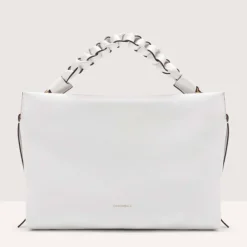 Borsa Donna a Mano COCCINELLE in Pelle linea Boheme Medium colore Brillant White - Celadon Green