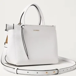 Borsa Donna a Mano COCCINELLE in Pelle linea Arlettis Medium Colore Brillant White