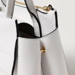 Borsa Donna a Mano COCCINELLE in Pelle linea Arlettis Medium Colore Brillant White