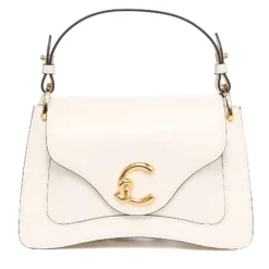 Borsa Donna a Mano COCCINELLE in Pelle linea C-Me Calf Cocker Small Colore Blanco