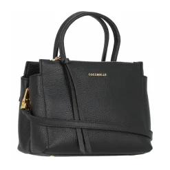 Borsa Donna a Mano COCCINELLE in Pelle linea Arlettis Colore Nero Misura Piccola