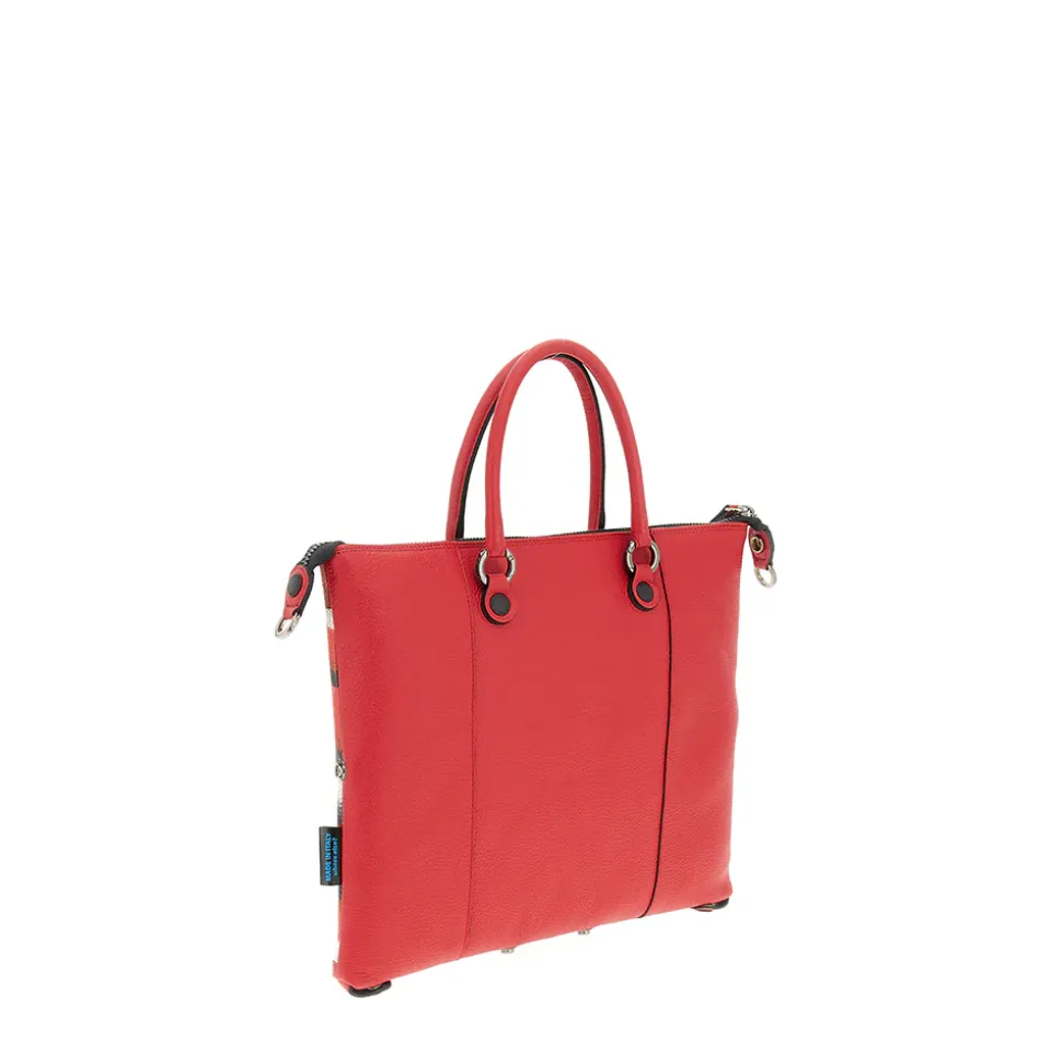 Borsa Donna a Mano con Tracolla GABS G3 PLUS Medium in Pelle stampa Baci