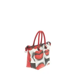 Borsa Donna a Mano con Tracolla GABS G3 PLUS Medium in Pelle stampa Baci