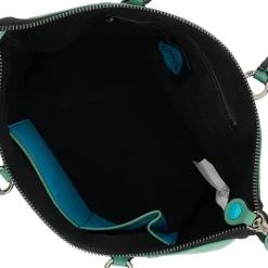 Borsa Donna a Mano con Tracolla GABS G3 PLUS Medium in Pelle Martellata Verde Filodendro