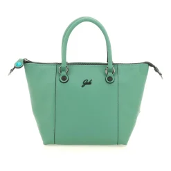 Borsa Donna a Mano con Tracolla GABS G3 PLUS Medium in Pelle Martellata Verde Filodendro
