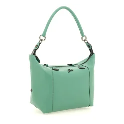 Borsa Donna a Mano con Tracolla GABS G3 PLUS Medium in Pelle Martellata Verde Filodendro
