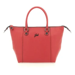 Borsa Donna a Mano con Tracolla GABS G3 PLUS Medium in Pelle Martellata Rosso Fuoco