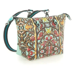 Borsa Donna a Mano con Tracolla GABS G3 PLUS Medium in Pelle stampa Inferriata Liberty