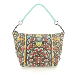 Borsa Donna a Mano con Tracolla GABS G3 PLUS Medium in Pelle stampa Inferriata Liberty