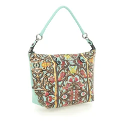 Borsa Donna a Mano con Tracolla GABS G3 PLUS Medium in Pelle stampa Inferriata Liberty