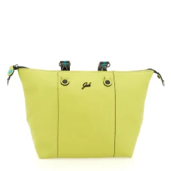 Borsa Donna a Mano con Tracolla GABS G3 PLUS Large in Pelle Martellata Verde Papiro