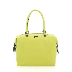 Borsa Donna a Mano con Tracolla GABS G3 PLUS Large in Pelle Martellata Verde Papiro
