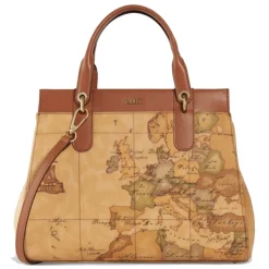 Borsa Donna a Mano con Tracolla 1A Classe Alviero Martini linea Geo Classic E020