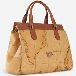 Borsa Donna a Mano con Tracolla 1A Classe Alviero Martini linea Geo Classic E020