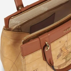 Borsa Donna a Mano con Tracolla 1A Classe Alviero Martini linea Geo Classic E020