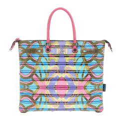 Borsa Donna a Mano con Tracolla GABS G3 PLUS Large in Pelle stampa Maori