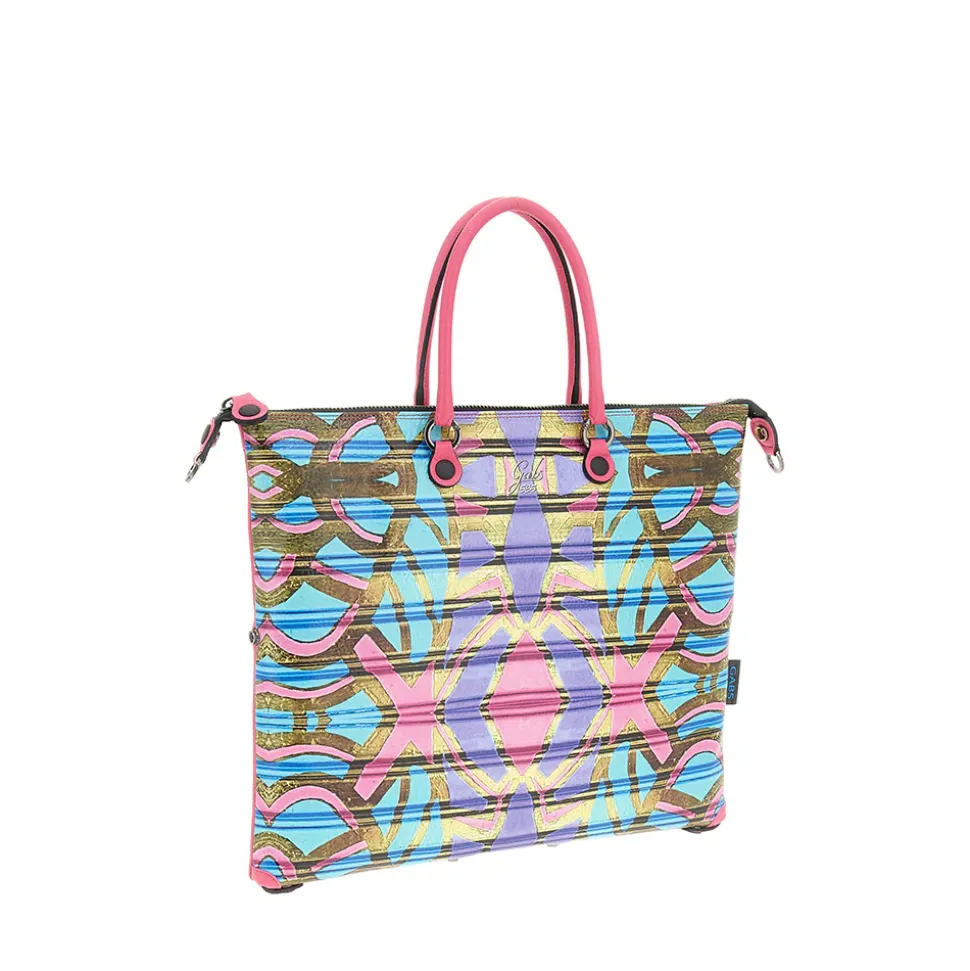 Borsa Donna a Mano con Tracolla GABS G3 PLUS Large in Pelle stampa Maori