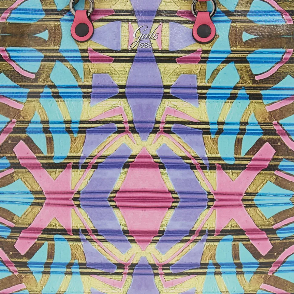 Borsa Donna a Mano con Tracolla GABS G3 PLUS Large in Pelle stampa Maori