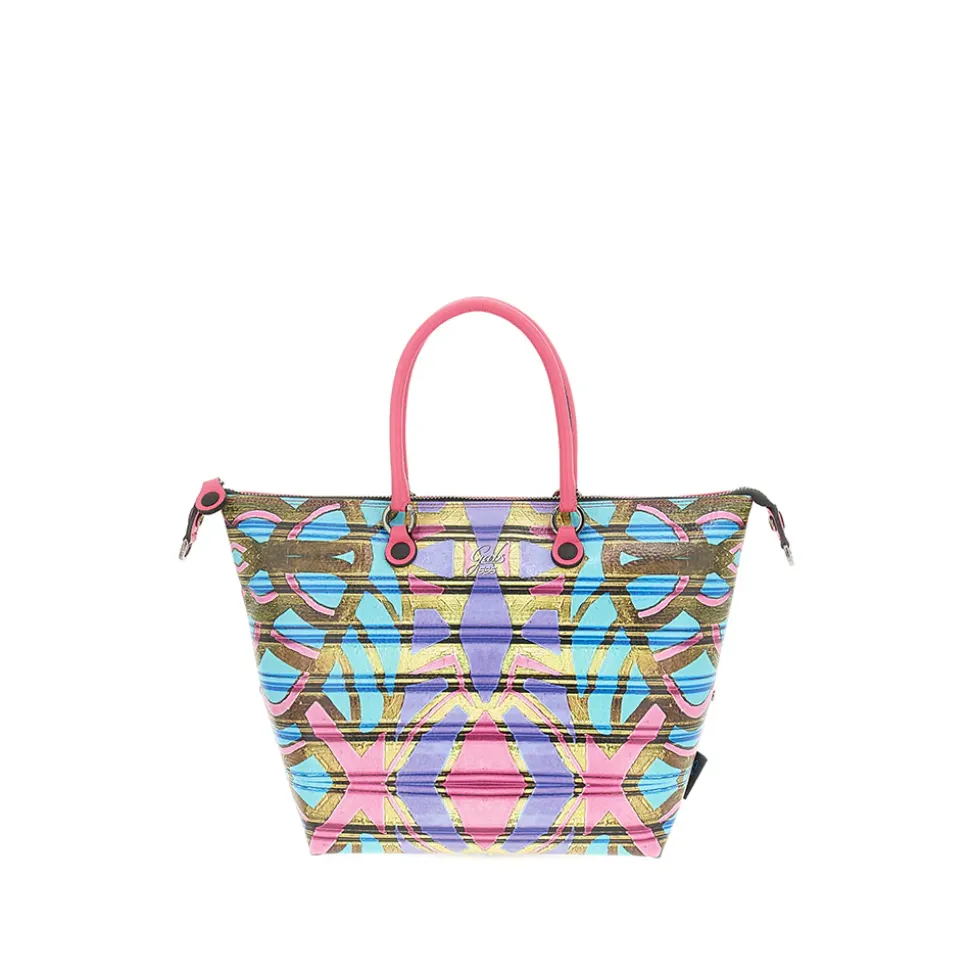 Borsa Donna a Mano con Tracolla GABS G3 PLUS Large in Pelle stampa Maori