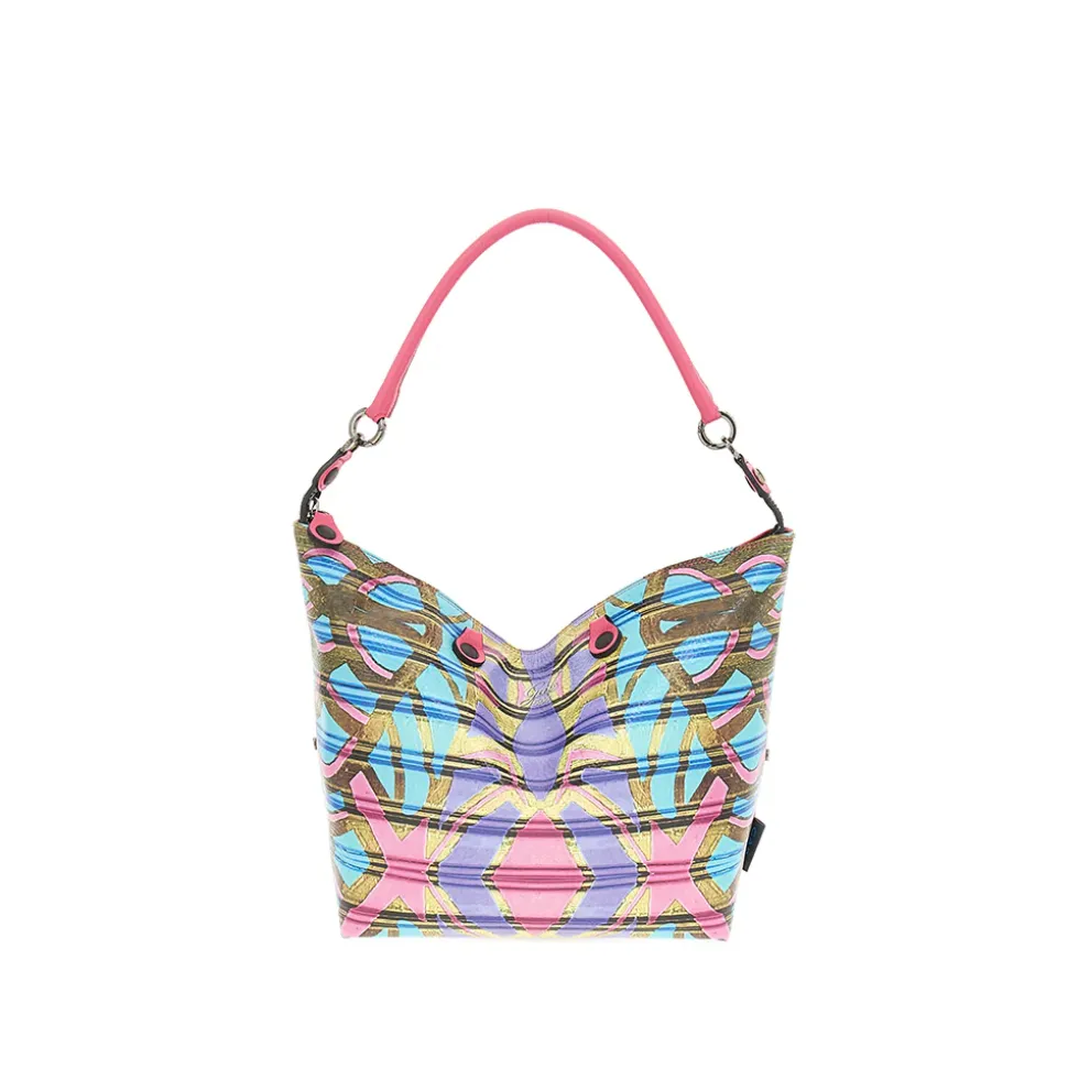 Borsa Donna a Mano con Tracolla GABS G3 PLUS Large in Pelle stampa Maori