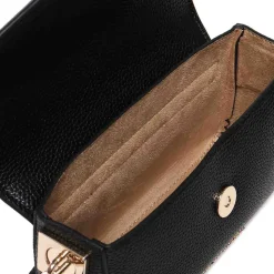 Borsa Donna a Mano con Tracolla LOVE MOSCHINO linea Chain Detail Nero