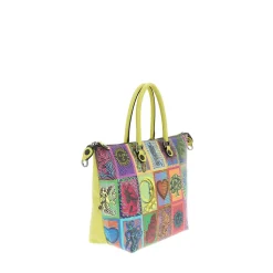 Borsa Donna a Mano con Tracolla GABS G3 PLUS Large in Pelle stampa Tarocchi