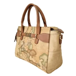 Borsa Donna a Mano con Tracolla 1A Classe Alviero Martini linea Geo Classic E044