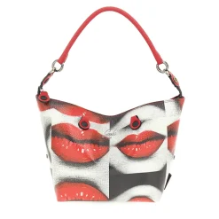 Borsa Donna a Mano con Tracolla GABS G3 PLUS Large in Pelle stampa Baci